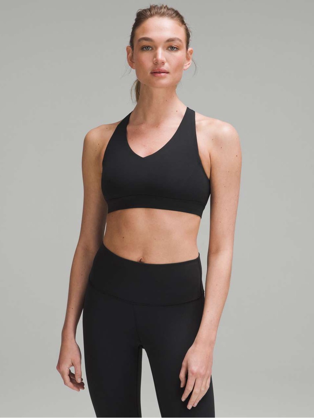 LULULEMON Envital Bra *Medium Support, D/DD Cup - Black - Size 4